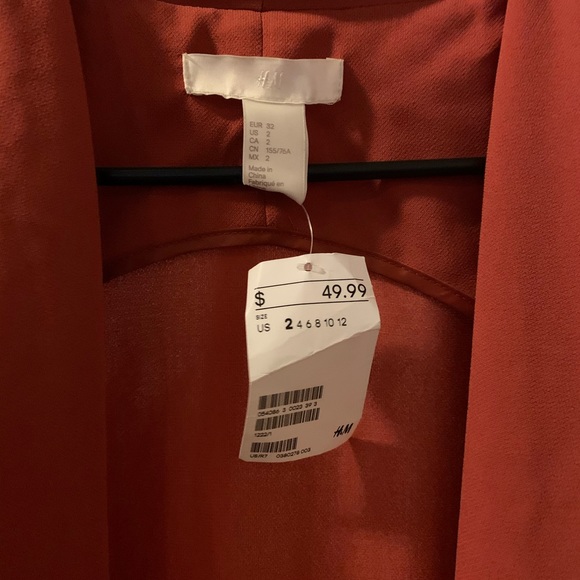 H&M sleeveless long vest size 2 - Picture 5 of 6